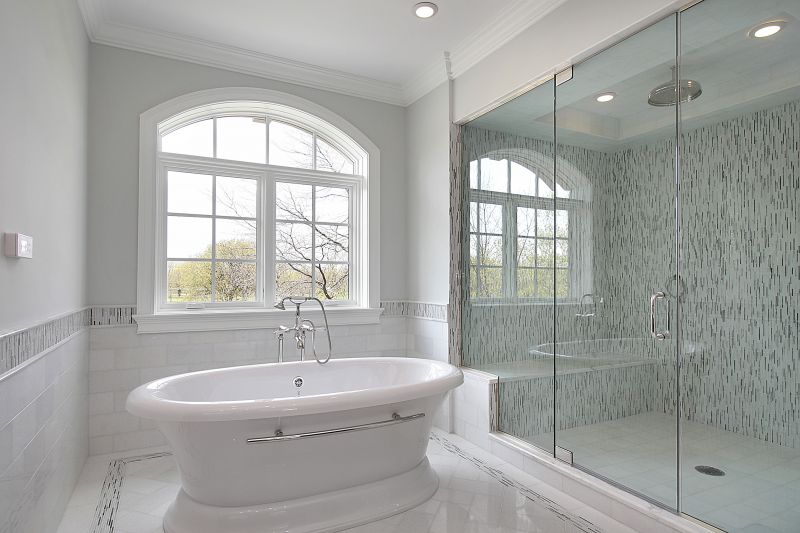 Stylish Bathroom with New Tub